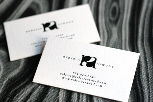 Rebecca-Atwood-logo-branding-black-foil-business-card-by-Erika-Brechtel