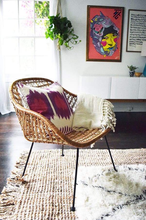 rugs living layering bohemian modern pillows tour melyssa rooms rug jute layer plants chair tips accent nectar collective layered boho