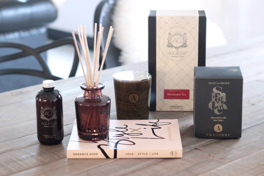aquiesse giveaway Erika Brechtel mandarin tea diffuser vanilla smoke candle