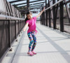 fabkids mini-me activewear Leighton Brechtel track star outfit feat