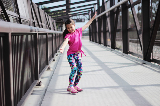 fabkids mini-me activewear Leighton Brechtel track star outfit feat