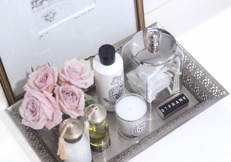 HOW TO STYLE A Bathroom Tray Erika Brechtel