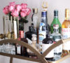 Erika Brechtel how to style a bar cart essentials top shelf