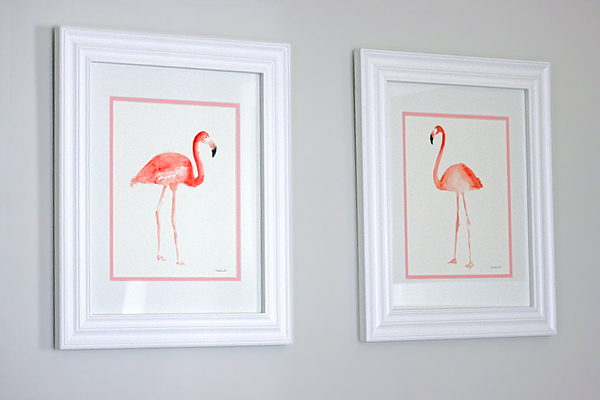 A pink & yellow safari: flamingos