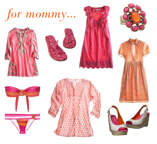 pink & orange boho for mommy