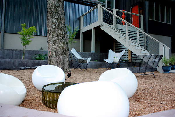 ModFruGal outdoor seating
