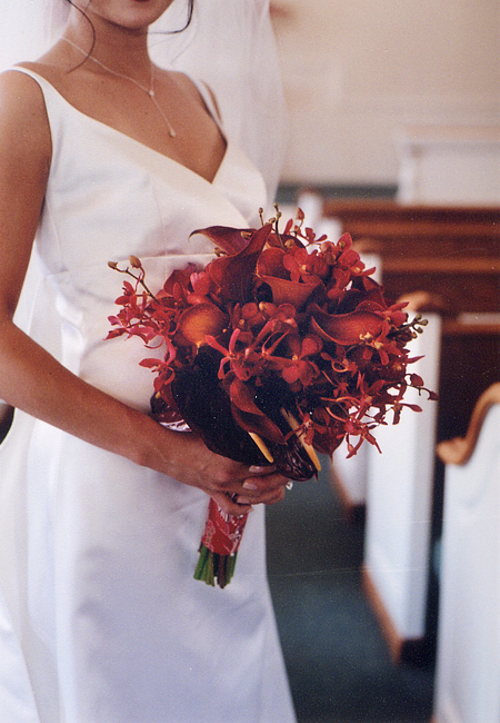 Napa winery wedding: bridal bouquet
