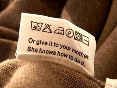 care instructions tag
