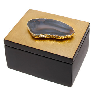Zhush Agate Trinket Box