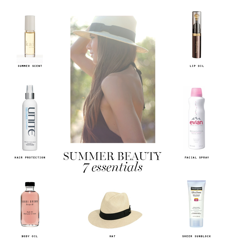 summer beauty Erika Brechtel 7 essentials products