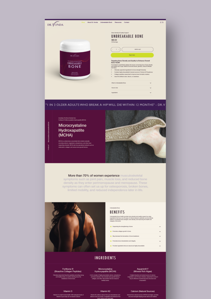 Dr-Vonda-Wright-MD-Unbreakable-rebrand-by-Erika-Brechtel_shopify 1